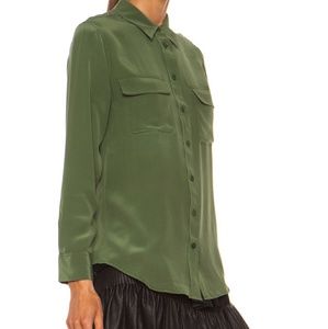 Equipment silk blouse